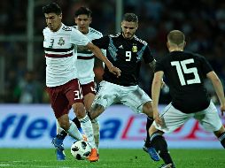 México vs Argentina en 2018. Después del encuentro de la Copa América 2004, las selecciones se han enfrentado en 10 ocasiones sin que el Tri vuelva a conseguir un triunfo. IMAGO7