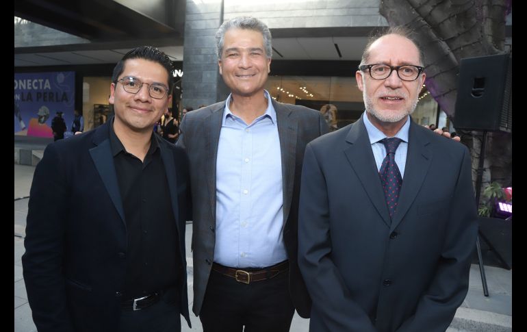 Irving García, Mauricio Martin y Edgard Rodríguez. GENTE BIEN JALISCO/Claudio Jimeno