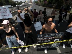 La muerte de Hugo causó indignación entre familiares y amigos, que se manifestaron para exigir justicia a las autoridades. SUN / ARCHIVO