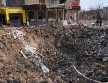 Autoridades ucranianas estiman una cantidad mucho mayor de destrucción. AP/E. Maloletka