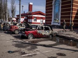 Tras fracasar en su intento de tomar la capital, Rusia se ha enfocado en Donbás, una región industrial de mayoría rusófona en el este de Ucrania. AFP / F. Senna