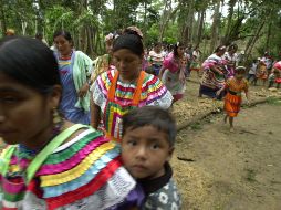 Las mujeres indígenas manifestaron su preocupación por la mala distribución de los programas sociales y los recortes al presupuesto. AP/ARCHIVO