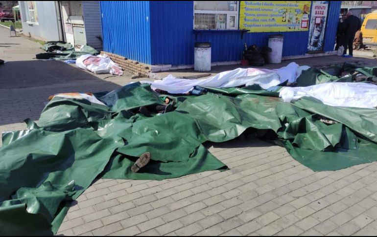 El ataque ruso contra la estación de trenes de Kramatorsk dejó al menos 52 muertos y 109 heridos. EFE / Administración regional de Donetsk