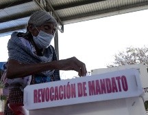 El incidente mayor fue en una casilla del Fraccionamiento Bugambilias, donde un hombre tuvo una conducta agresiva con un funcionario. EFE / J. Cruz