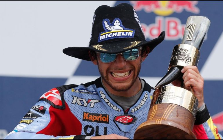 Bastianini recupera el liderato de la general al acumular un total de 61 puntos. EFE/A. Davis