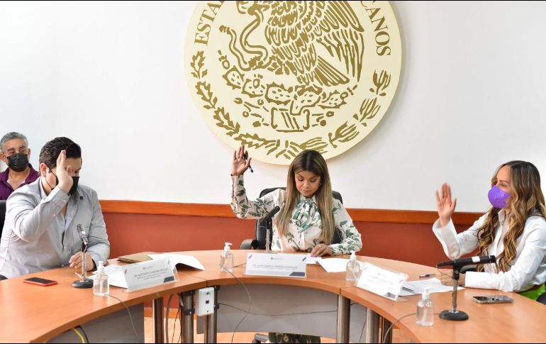 La diputada Gabriela Cárdenas Rodríguez (c), presidenta de la Comisión, informa que retomaron el dictamen que les heredó la pasada Legislatura. ESPECIAL