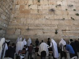 El Muro de los Lamentos es un sitio clave para los judíos durante el Pésaj. EPA