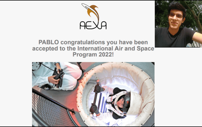 Pablo Ulloa presentó un proyecto para usar la energía térmica de los cohetes al despegar para otros fines. TWITTER/@Pablo_ulloa29