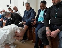 Los 12 reos fueron hombres y mujeres de distintas edades y nacionalidades. EFE/Vatican Media