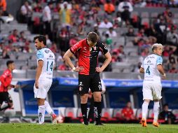 Julio Furch anotó el gol del Atlas al minuto 50, pero medio hora después fue expulsado. IMAGO7/L. Barba