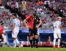 Julio Furch anotó el gol del Atlas al minuto 50, pero medio hora después fue expulsado. IMAGO7/L. Barba