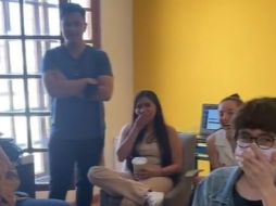 La dinámica consistía en que el grupo tenía que decir la oración del “Credo” de la religión católica, sin tener alguna equivocación. ESPECIAL