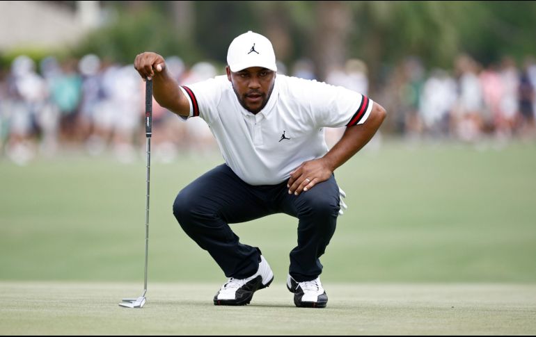 El golfista estadounidense logró el mejor score ayer en el Harbour Town Golf Links. AFP/J. Tilton