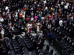 Los hechos ocurrieron apenas 40 minutos después de iniciada la sesión en San Lázaro. SUN/D. Sánchez
