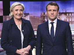 El próximo miércoles, en televisión nacional, Le Pen y Macron debatirán en busca de los votos que les den  la victoria electoral. AFP/E. Feferberg