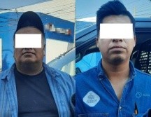 Elementos de la Policía de Guadalajara detuvo a los dos sujetos, identificados como Sergio 