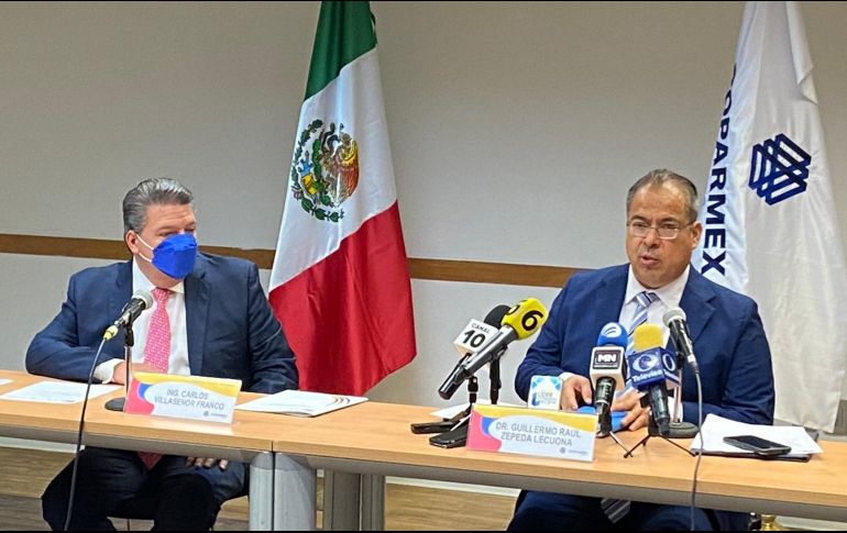 El convenio fue firmado por el presidente de la Coparmex, el ingeniero Carlos Villaseñor Franco (izq), y el doctor Guillermo Raúl Zepeda Lecuona (der), director general del IJA. TWITTER / @IJA_Jalisco