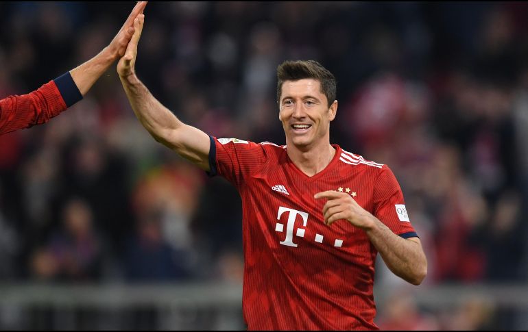 Robert Lewandowski, de 33 años, tiene contrato con el Bayern hasta verano de 2023 y hasta hoy, la postura oficial del equipo es que cumplirá el contrato y que se trabajará para la renovación. AFP / ARCHIVO