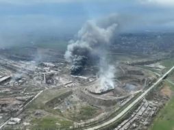 Los ataques de Rusia se han recrudecido en la zona de Donbás. EFE/Ayuntamiento de Mariupol