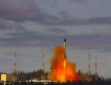 El ejército ruso anunció el miércoles que había disparado con éxito por primera vez el misil Sarmat de muy largo alcance y nueva generación, aclamado por el presidente Vladimir Putin como 