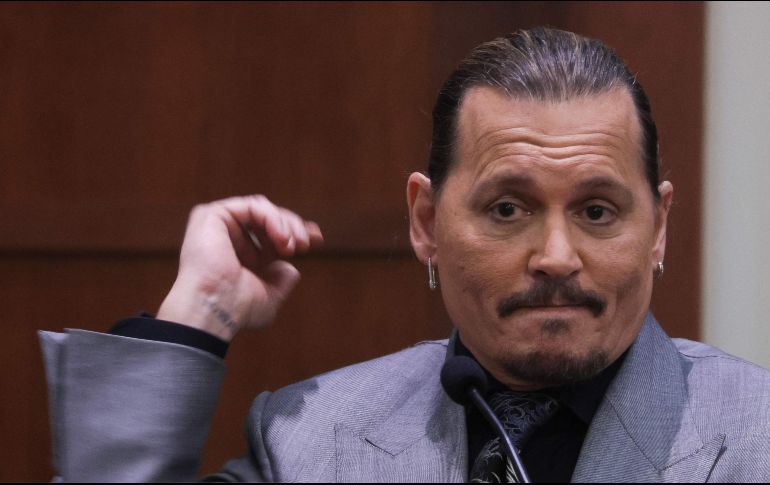 Depp subió al estrado en el Tribunal de Circuito del Condado de Fairfax este miércoles. AFP / E. Hockstein