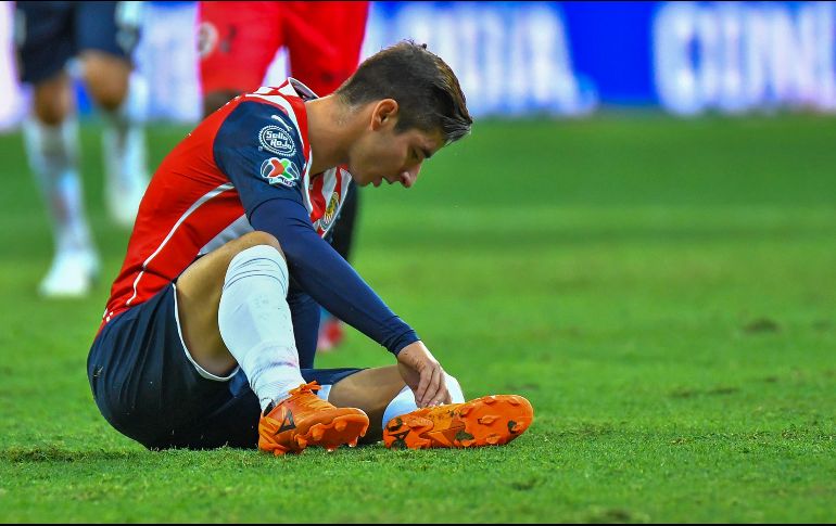 Isaac Brizuela salió lesionado durante la primera mitad del encuentro. IMAGO7