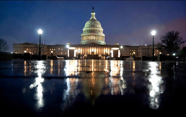 Fuera del raro episodio, las actividades en el Capitolio transcurrieron con normalidad tras levantarse la alerta. AFP/S. Reynolds