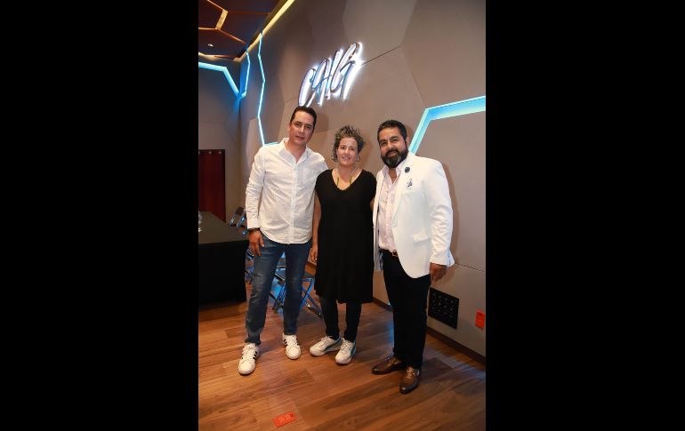 Alejandro Ramírez, Lourdes Ariadna González y Gamaliel Contreras. GENTE BIEN JALISCO/ Tony Martínez