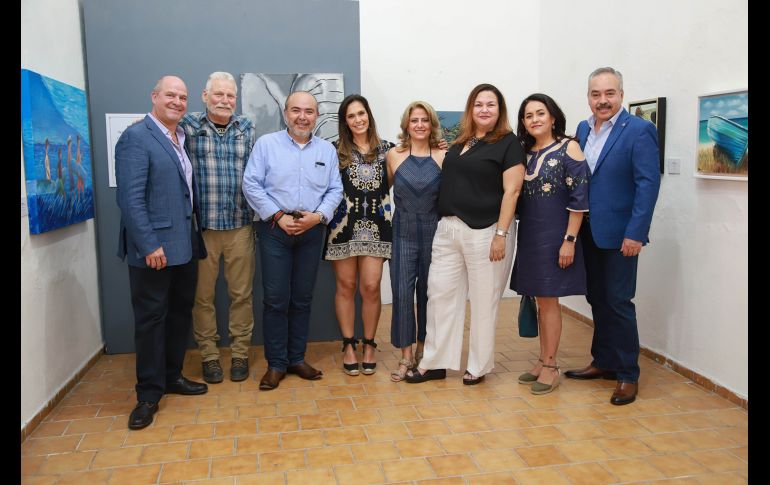 Jaime Orendain, Guillermo Erickson Sauza, Omar Magallanes, Anabel Gutiérrez, Terer Guerra, Elisa Sánchez, Deborah del Toro y José Alfonso Magallanes. GENTE BIEN JALISCO/Tony Martinez