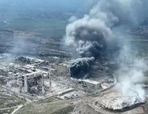 La planta de Azovstal abarca 11 kilómetros cuadrados y tiene unos 24 kilómetros de túneles y búnkeres. AFP/Ayuntamiento de Mariúpol