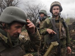Las fuerzas ucranianas de Maúripol actualmente residen en el complejo industrial de Azovstal, mientras el resto de la ciudad es controlada por el ejercito ruso. EFE / STR