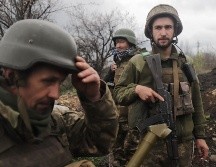 Las fuerzas ucranianas de Maúripol actualmente residen en el complejo industrial de Azovstal, mientras el resto de la ciudad es controlada por el ejercito ruso. EFE / STR