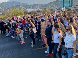 La marcha para pedir justicia por la muerte de Debanhi partió a las 17:30 horas en Monterrey, Nuevo León. ESPECIAL