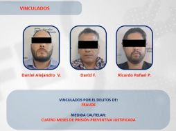 A los tres detenidos les dieron cuatro meses de prisión preventiva. ESPECIAL