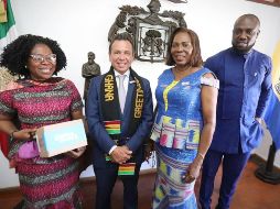 La alcaldesa destacó la importancia del intercambio y  aprendizaje entre ambas naciones y su cultura. CORTESÍA