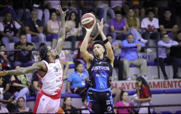 Regresar a la Arena Astros es la ventaja que tendrá Jalisco en su próximo duelo, la mala noticia es que recibirán a los líderes Pioneros de Los Mochis. ESPECIAL/Astros de Jalisco