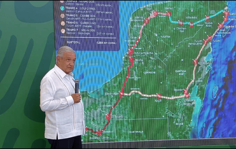 López Obrador había acordado dialogar con los famosos que se oponen a la obra del Tren Maya. EL INFORMADOR/ ARCHIVO