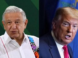 Donald Trump aseguró que amenazó a López Obrador para que blindara la frontera con militares. ESPECIAL