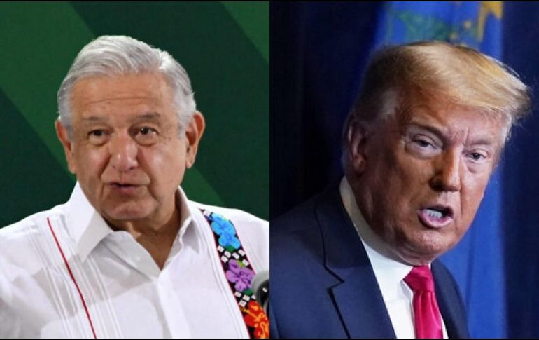 Donald Trump aseguró que amenazó a López Obrador para que blindara la frontera con militares. ESPECIAL