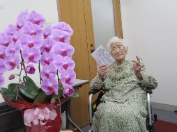 Kane Tanaka habría cumplido 120 años el próximo 2 de enero del 2023. EFE/GOBIERNO DE LA PREFECTURA DE FUKUOKA