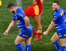 Un docente de la Academia de Baile de Stellenbosch conquistó el terreno de juego con esta coreografía. TIKTOK: @jefferson.sacramento