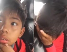 La reacción del niño ha conmovido a las redes sociales. ESPECIAL