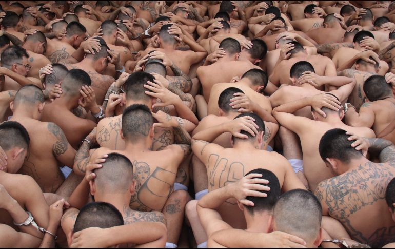 El Salvador ha sido duramente criticado por instancias internacionales de Derechos Humanos debido a las medidas aplicadas contra los pandilleros prisioneros. AFP/Oficina de prensa de la Presidencia de El Salvador