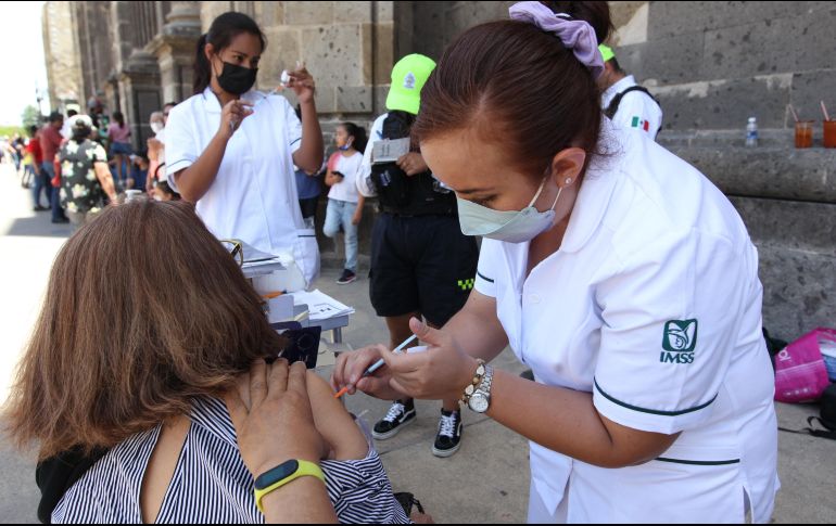 La jornada de vacunación concluye el 30 de abril. EL INFORMADOR/A. Camacho