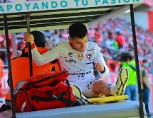 Aldo Rocha se resintió el domingo en el duelo frente a Toluca. IMAGO7
