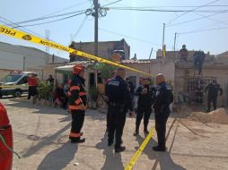 Miguel Macías, supervisor operativo de la Unidad Municipal de Protección Civil y Bomberos de Zapopan señaló que tuvieron complicaciones para ingresar al lugar porque era una finca aún en construcción. CORTESÍA / Bomberos de Zapopan