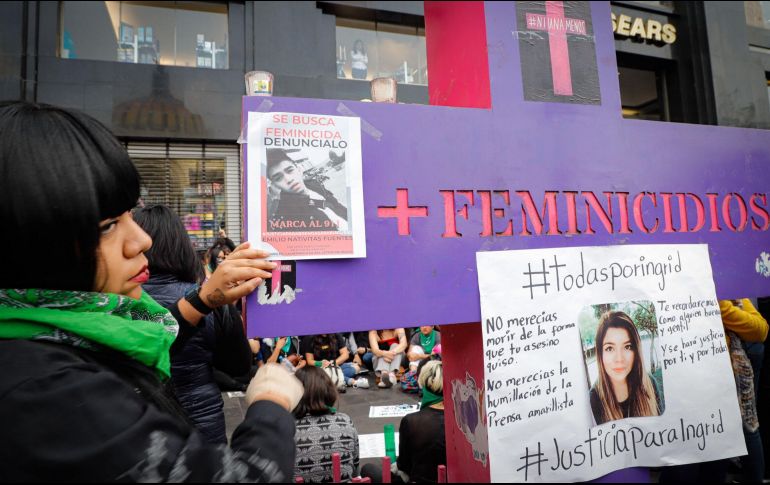 El código penal vigente contempla pena máxima por feminicidio de 60 años. NTX/ARCHIVO