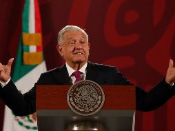 El Presidente López Obrador también agregó que su gobierno no es hipócrita y que actualmente impulsan programas de reforestación.  EFE / M. Guzmán