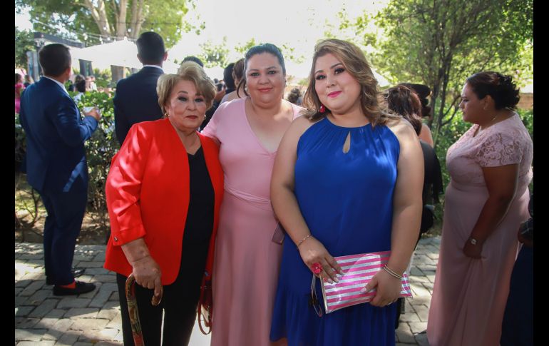 Marisela Cortez, Martha Sánchez y Fabiola Cortez. GENTE BIEN JALISCO/Tony Martinez