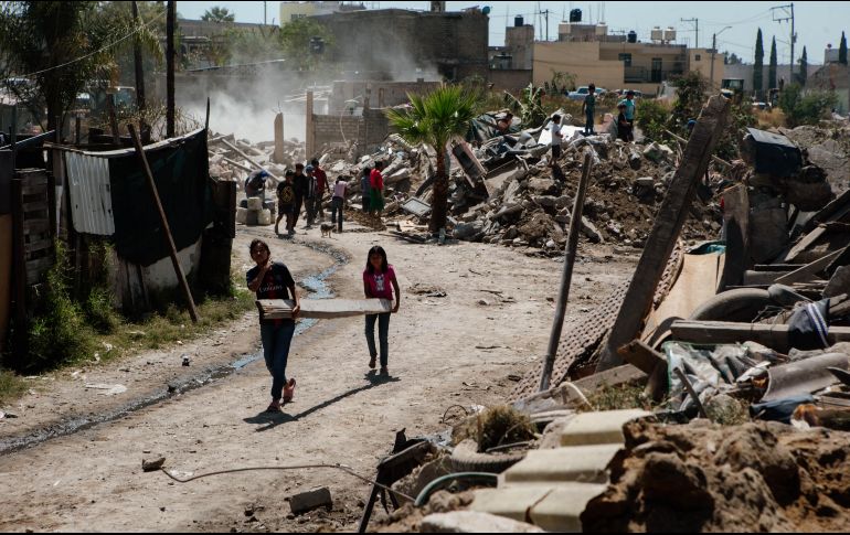 Las construcciones derribadas eran semifijas. EL INFORMADOR/G. Gallo